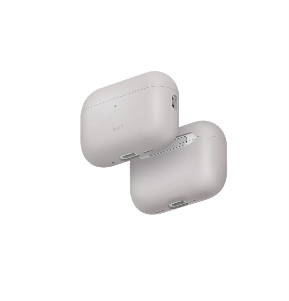 Чехол Uniq для Airpods Pro 3 LINO Liquid silicone with handstrap Ivory Beige