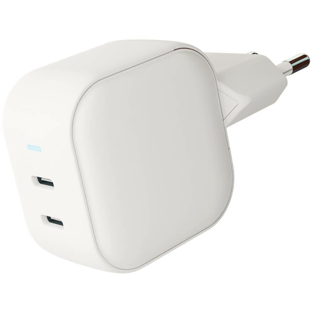 Сетевое зарядное устройство «vlp» G-Charge G-Charge 45W USB-C+USB-С, PD, QC, белый