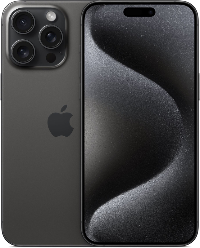 iPhone 15 Pro 128Gb Black Titanium (2sim / 82%) - Б/У . . +