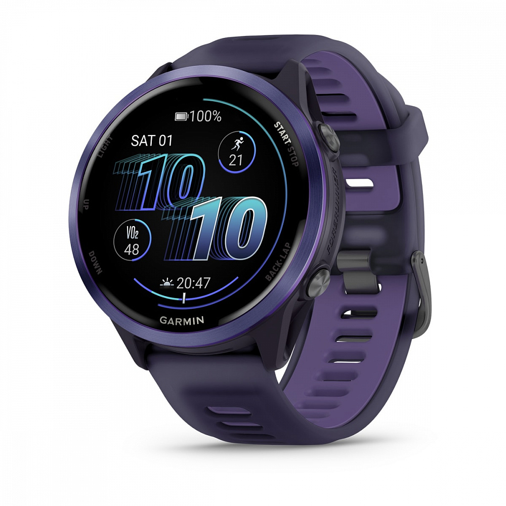 Умные часы Garmin Forerunner 570 47 Indigo with Indigo/Translucent Imperial Purple