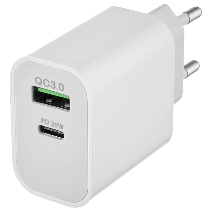 Сетевое зарядное устройство Rocket Space Pro USB-A, 18W, белый