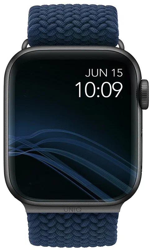 Ремешок Uniq для Apple Watch 42/41/40 mm ASPEN Strap Braided Blue