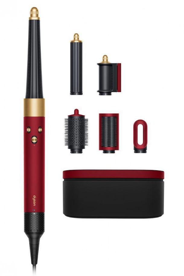 Стайлер Dyson Airwrap Complete Long HS08 Multistyler (Red Velvet/Gold) - Подарочный кейс для хранения