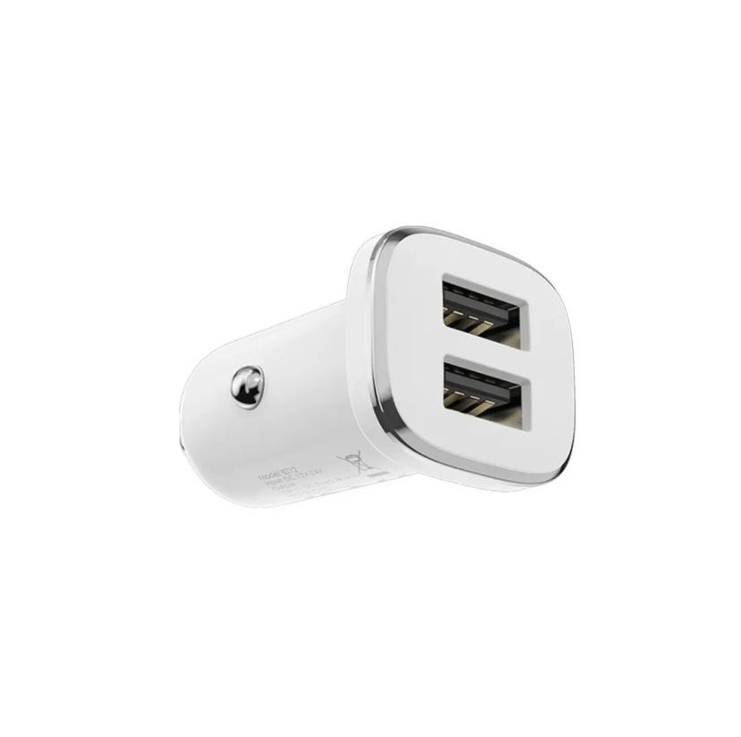 Автомобильное зарядное устройство Deppa Ultra USB-A + кабель Lightning, 1.0A, белый