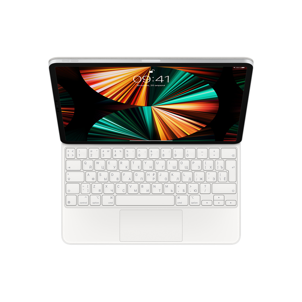 Чехол-клавиатура Apple Magic Keyboard для iPad Pro 12.9 (2018/2020/2021/2022) и iPad Air 13" (2024/2025), White Чехол-клавиатура Apple Magic Keyboard для iPad Pro 12.9 (2018/2020/2021/2022) и iPad Air 13" (2024/2025), White