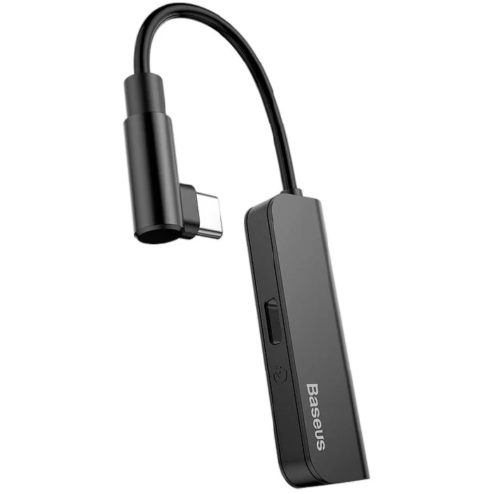Адаптер-переходник Baseus L53 Type-C to Type-C & 3.5 mm Black