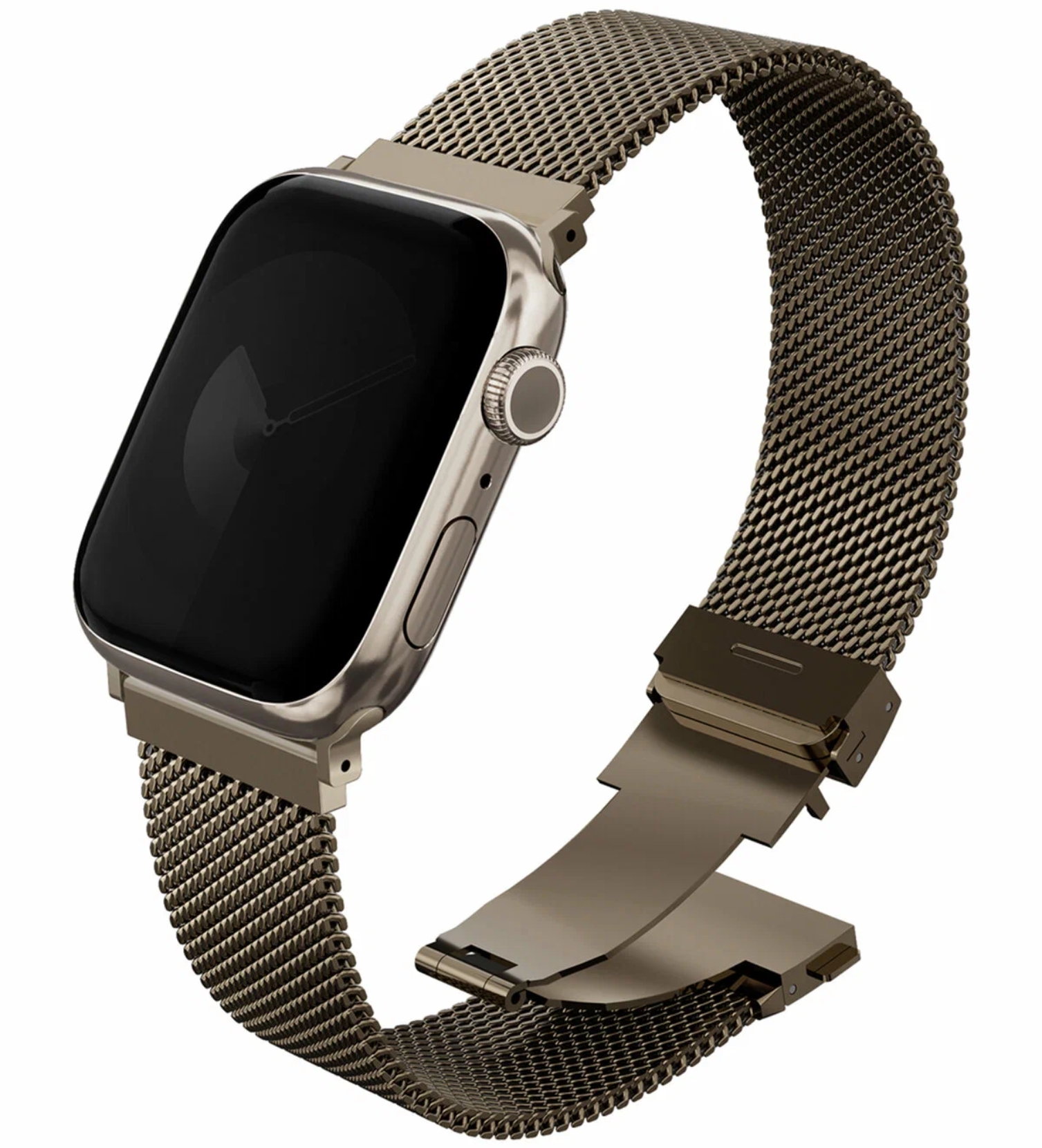 Ремешок Uniq Dante PRO Strap Mesh Steel Ember Gold для Apple Watch 42/41/40 mm