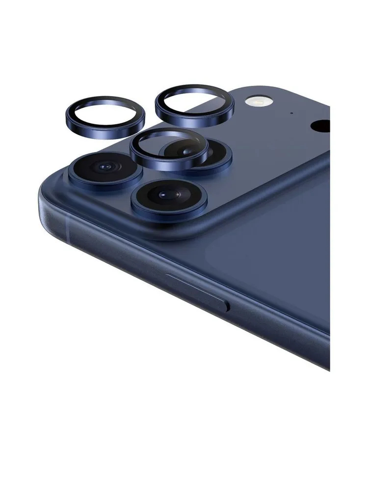 Защитные линзы Keephone SAPPHIRE PVD на камеру iPhone 17 Pro/17 Pro Max, Blue