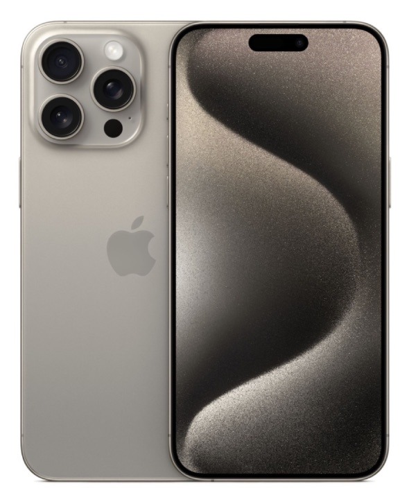 iPhone 15 Pro 128Gb Natural Titanium (1 sim + eSIM / 86% / Без коробки) - Б/У . . .