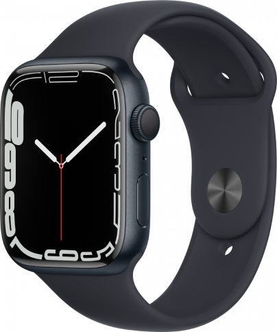 Apple Watch Series 7, 41 мм черные (MKMX3) - Б/У (Без коробки)