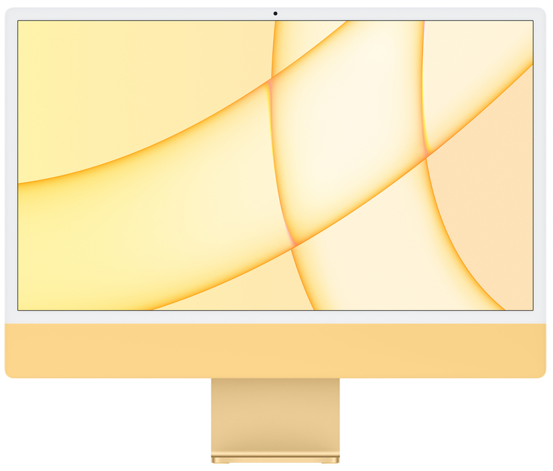 iMac 24" (2021) Retina 4,5K Z12S000BKRU/A Yellow (M1 8Core CPU, 8Core GPU/8Gb/256SSD) - Б/У