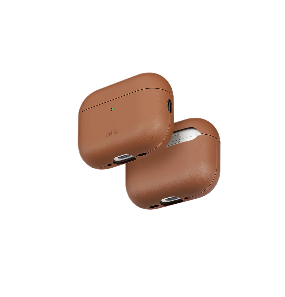 Чехол Uniq для Airpods Pro 3 Lyden Vex Leatherette Caramel