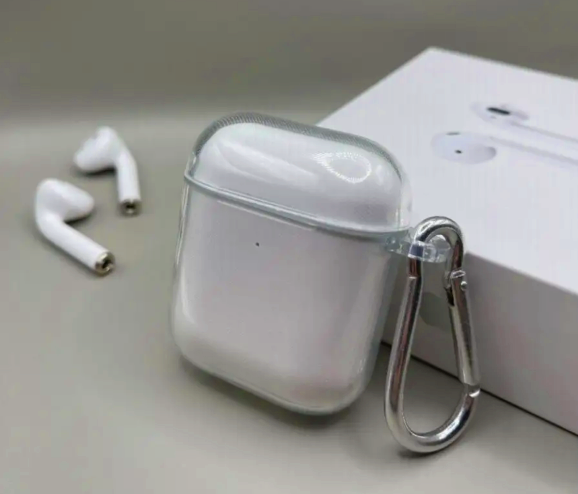 Чехол для AirPods/Airpods 2 Прозрачный