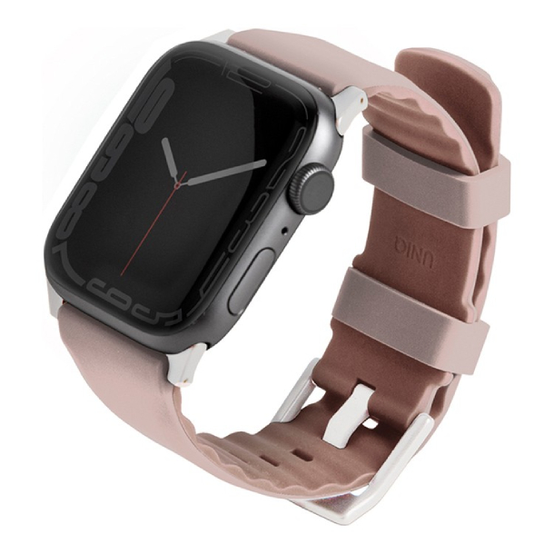 Ремешок Uniq для Apple Watch 42/40/41 mm Linus Airosoft silicone strap Pink