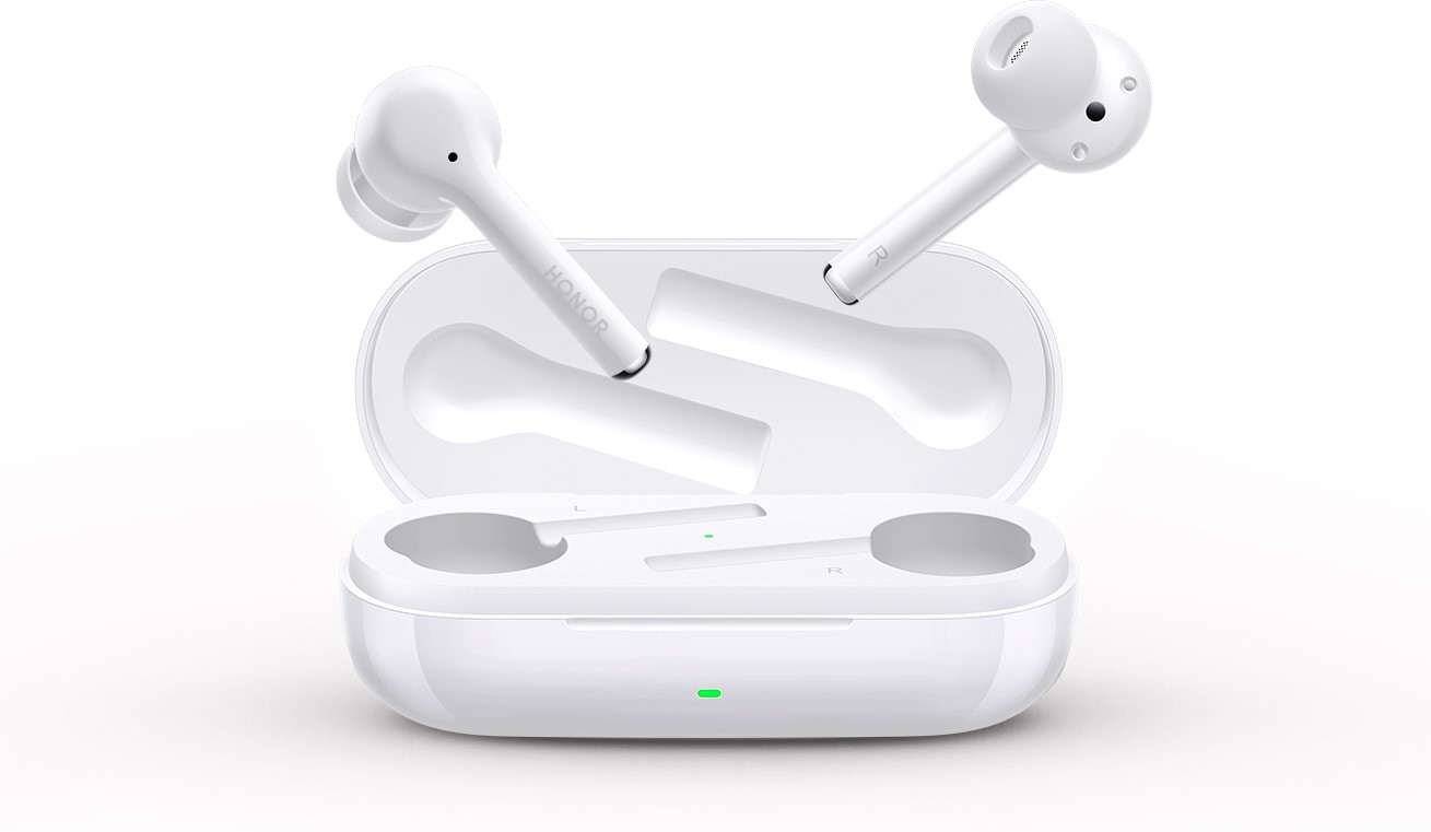 Беспроводные наушники с микрофоном Honor Magic Earbuds жемчужно-белый (Теряют сопряжение с телефоном) - Б/У