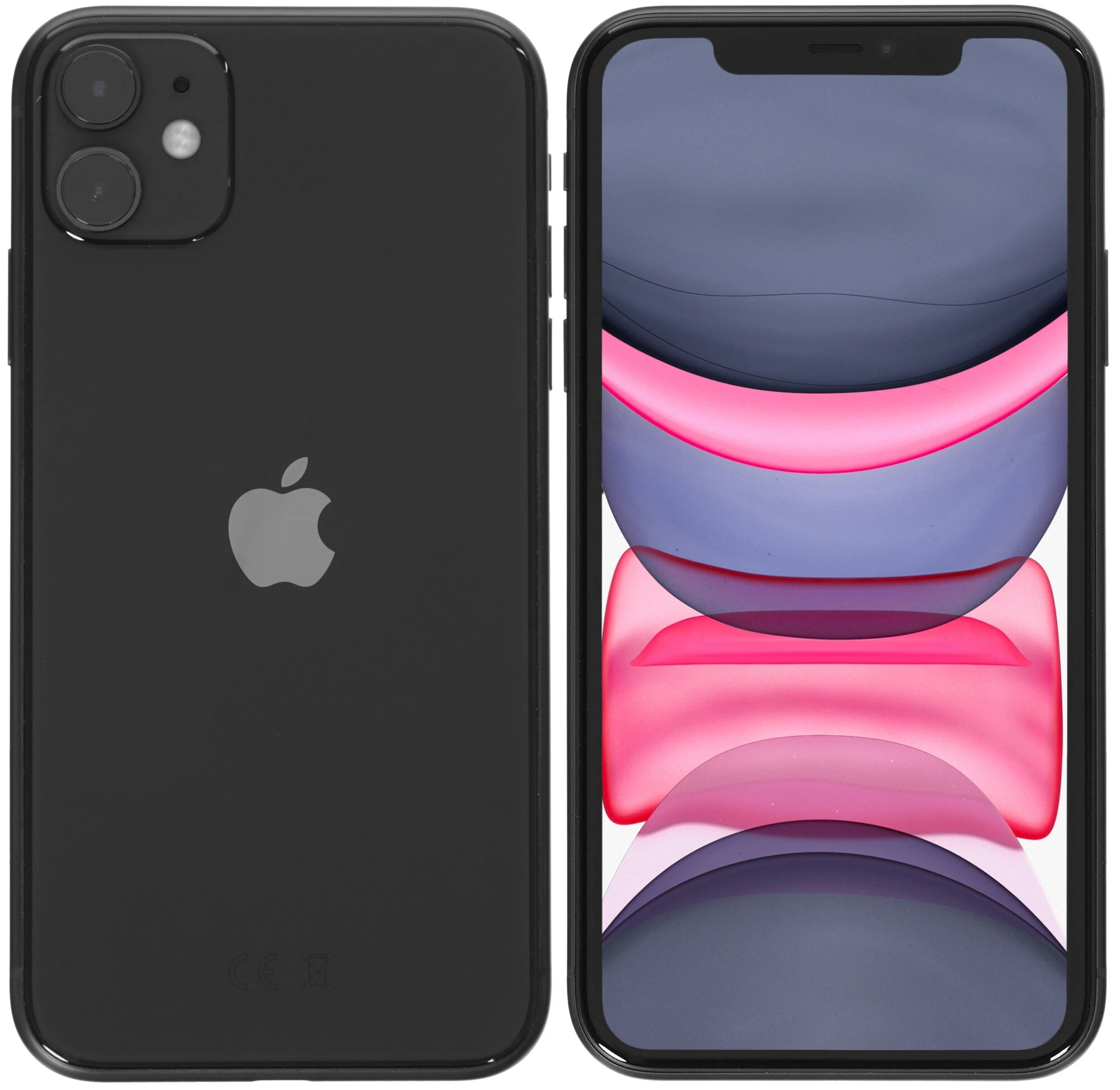 iPhone 11 64Gb Black (73% / Без коробки) RU - Б/У . . +