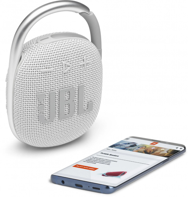 Портативная акустическая система JBL Clip 4 White