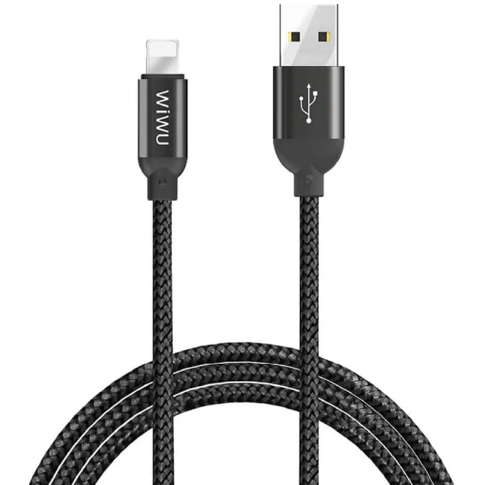 Кабель WiWu ATOM YZ-103 USB -> Lightning черный