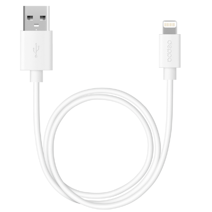 Кабель Deppa USB-8-pin для Apple, 2м, белый