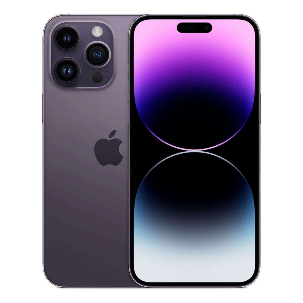 iPhone 14 Pro 256Gb Deep Purple (1sim + eSIM / 88%) - Б/У . . + +