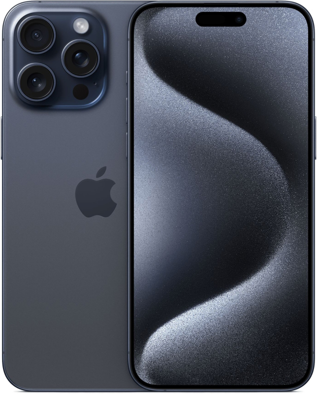 iPhone 15 Pro Max 256Gb Blue Titanium (1sim + eSIM / 87%) - Б/У . . +