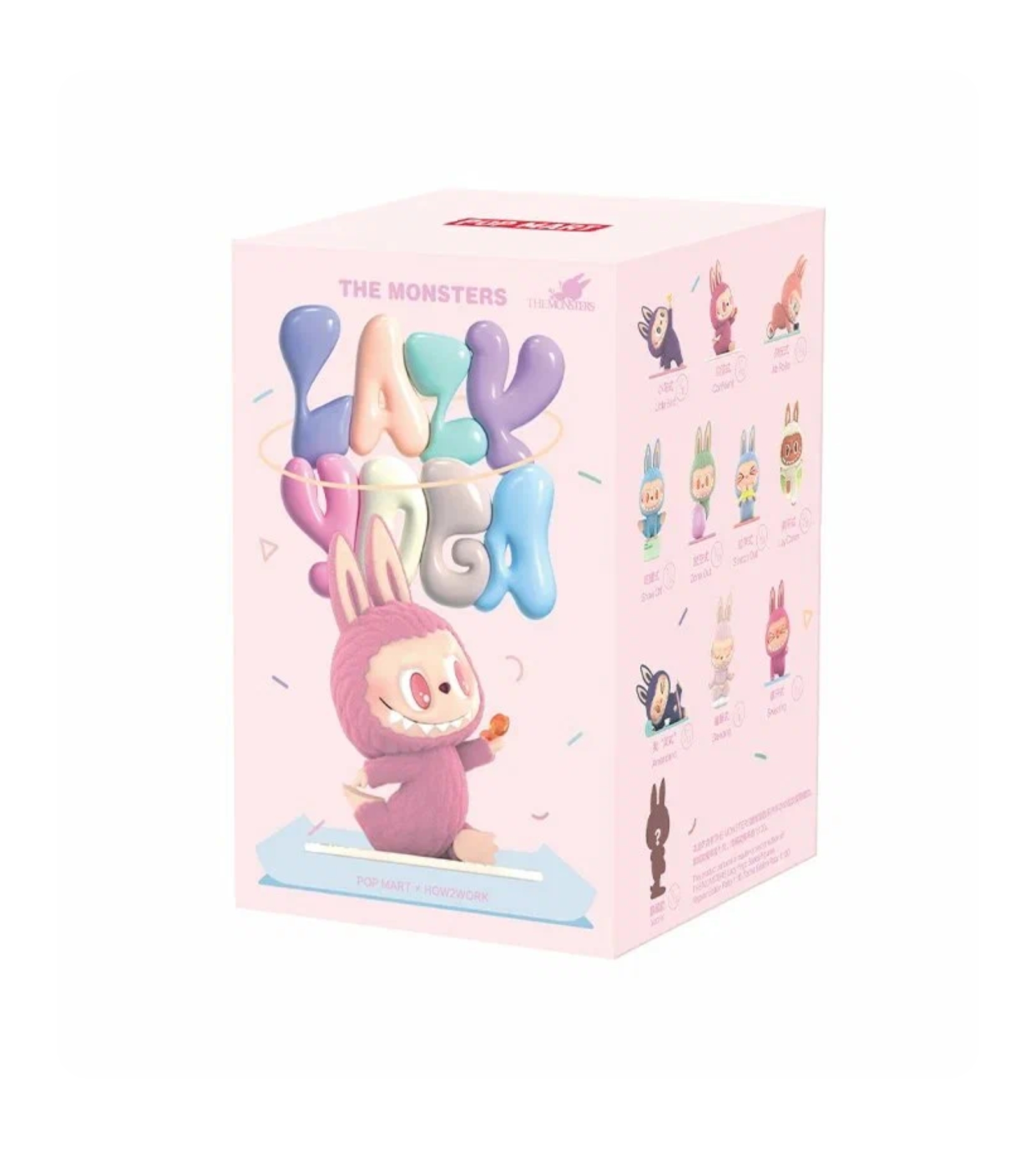 Коллекционная фигурка: брелок Labubu Lazy Yoga Figure