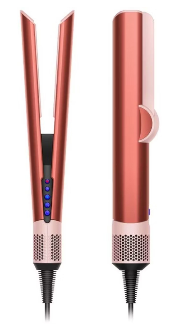 Выпрямитель для волос Dyson Airstrait Straightener HT01 (Strawberry Bronze/Blush Pink) - Подарочный кейс для хранения
