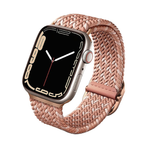 Ремешок Uniq для Apple Watch 42/40/41 mm ASPEN Design strap Braided Citrus pink