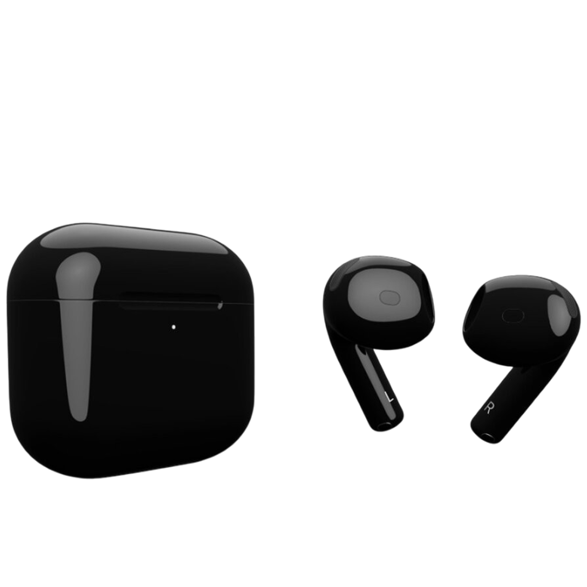 Наушники беспроводные Apple AirPods 4 (MXP93) с шумоподавлением - Black Glossy