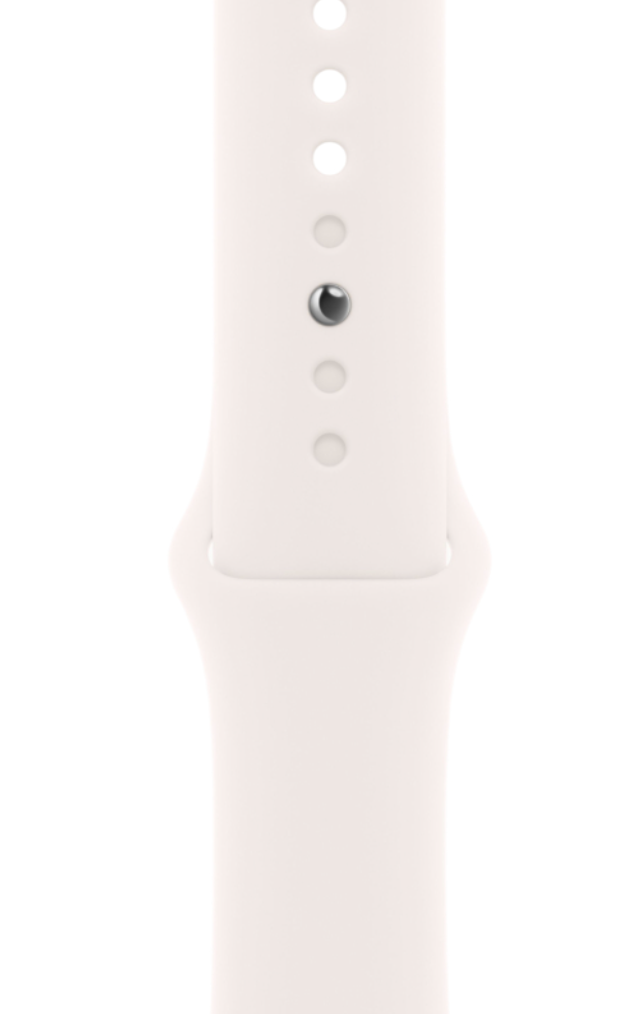 Apple Watch Series 11 GPS 42 mm, Rose Gold Aluminum Light Blush Sport Band S/M (MEU04)