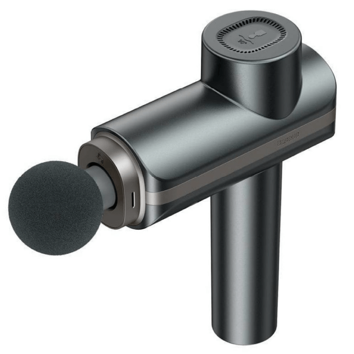 Массажный пистолет для тела Baseus Massage Gun Booster (ACJMQ-0G) Dark Gray