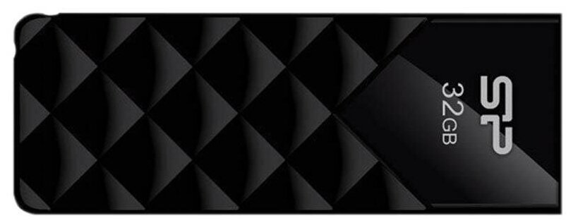 Флеш-накопитель USB 2.0 32GB Silicone Power Ultima U03 черный