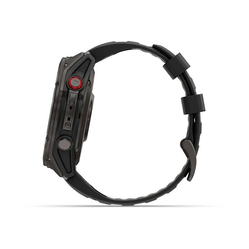 Умные часы Garmin Fenix 8 Pro 51mm, Amoled/Sapphire, Carbon Grey DLC Titanium with Black/Pebble Gray silicon Band