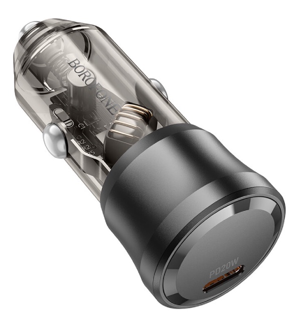 Автомобильное зарядное устройство Borofone BZ24 20W Type-C - Type-C Black