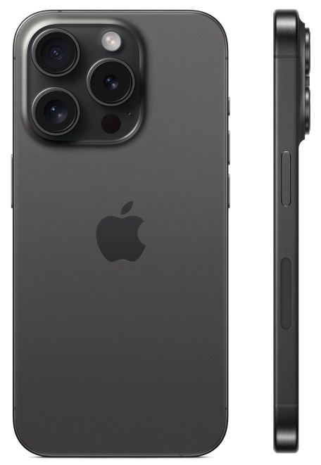 iPhone 15 Pro 256Gb Black Titanium (1sim + eSIM / 82% / Без коробки) - Б/У . . +
