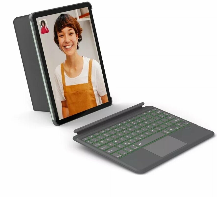 Чехол-клавиатура WiWU Combo Touch Keyboard MK-001 для iPad 10.9/11, серая Чехол-клавиатура WiWU Combo Touch Keyboard MK-001 для iPad 10.9/11, серая