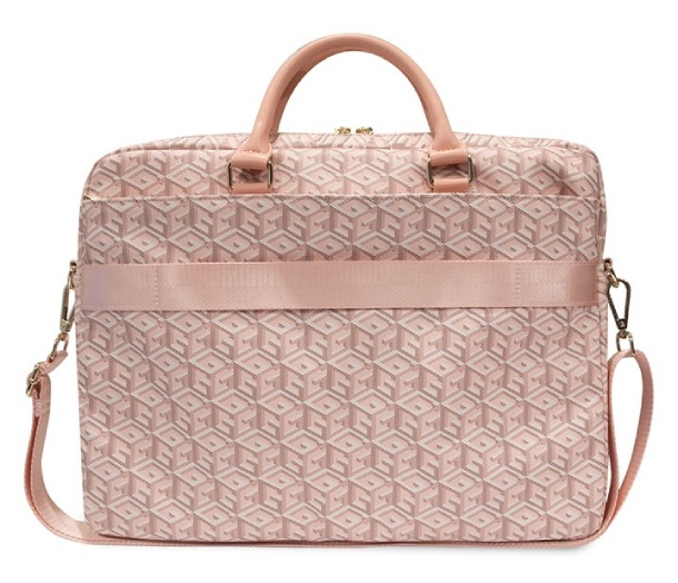 Сумка Guess для MacBook 15-16" G CUBE Bag, розовая