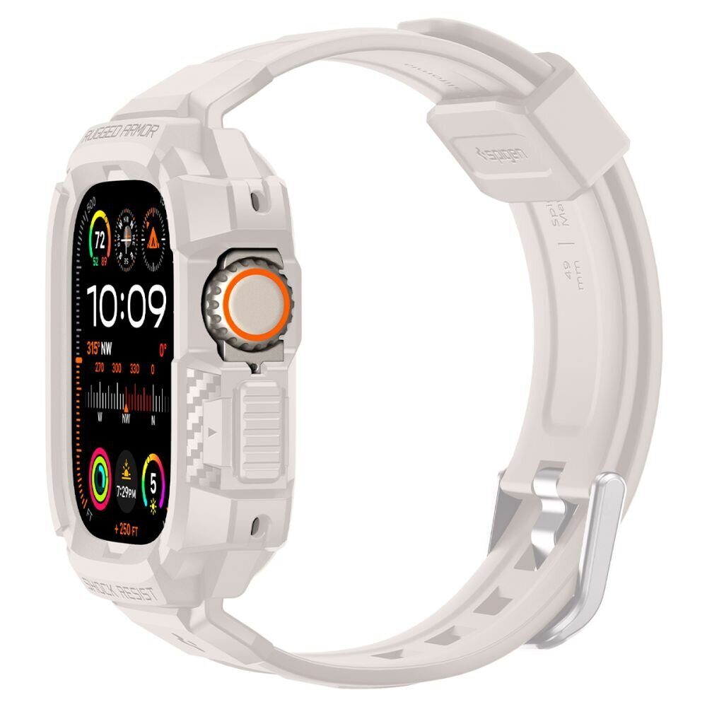 Ремешок+защитный чехол SPIGEN RUGGED ARMOR ”PRO” для APPLE WATCH ULTRA 1 / 2 (49 MM) Dune Beige