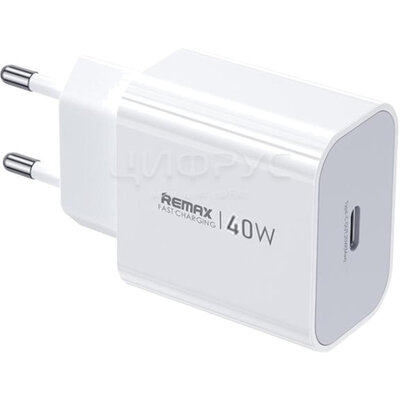Сетевое зарядное устройство REMAX CA10(C40W) White
