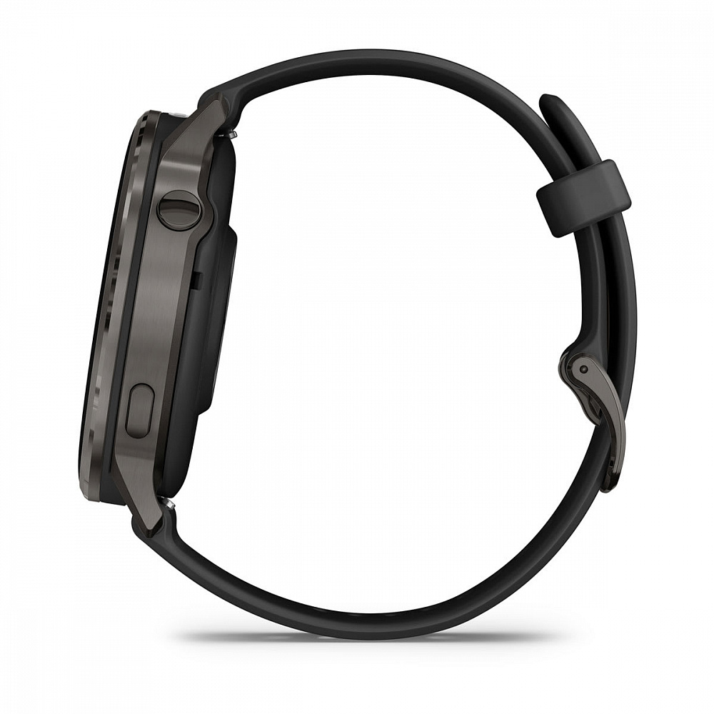 Умные часы Garmin Venu 4 45mm Black with Black Silicone