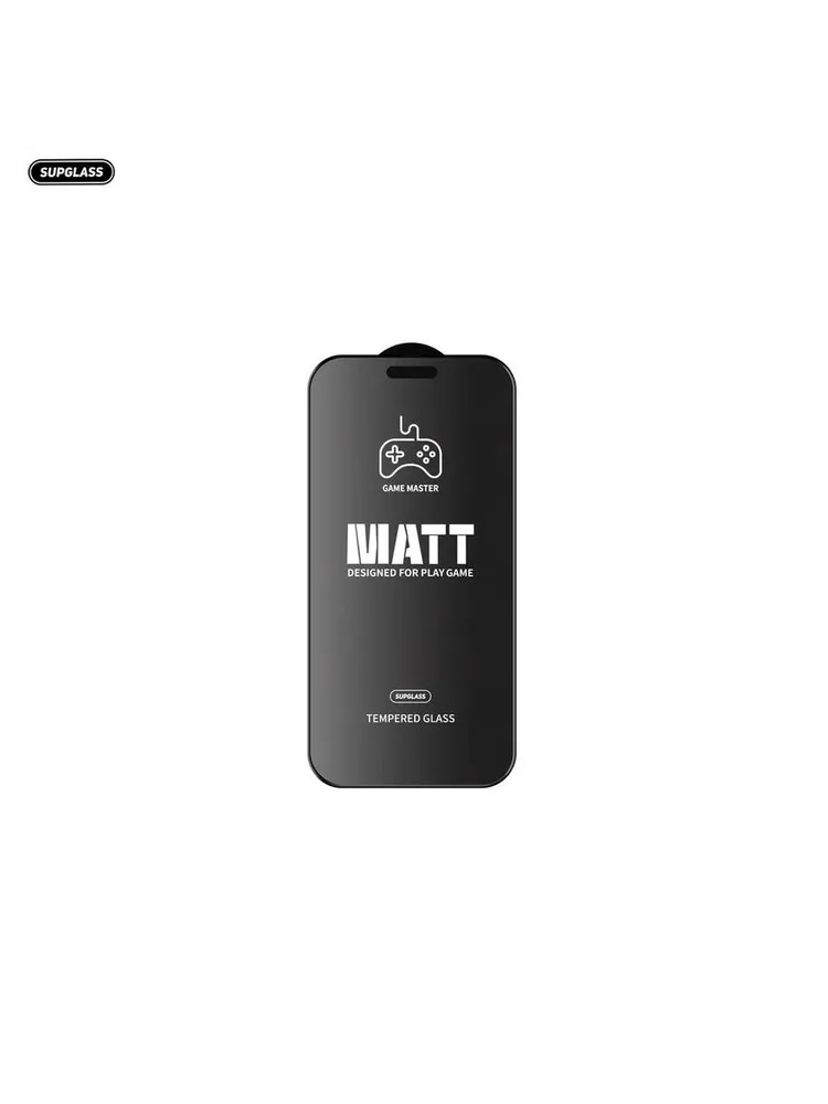 Защитное стекло SupGlass SG-13 Full Coverage Matt Gaming Glass IP 17 Pro Max (6.9)
