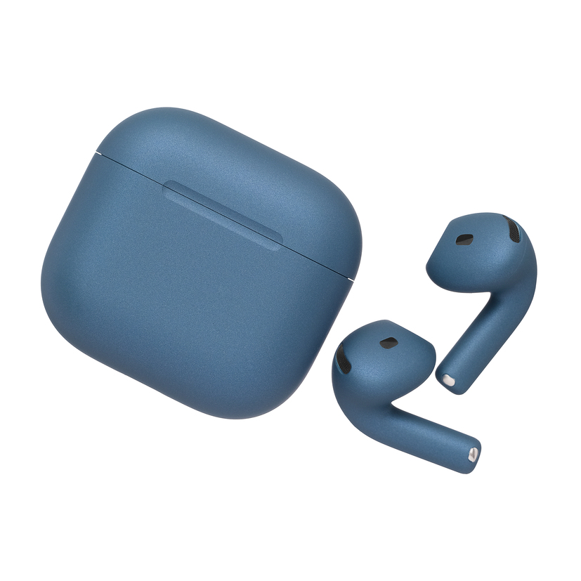 Наушники беспроводные Apple AirPods 4 (MXP93) с шумоподавлением - Pacific Blue Matte