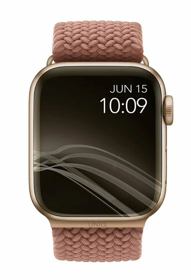 Ремешок Uniq для Apple Watch 42/40/41 mm ASPEN Strap Braided Pink