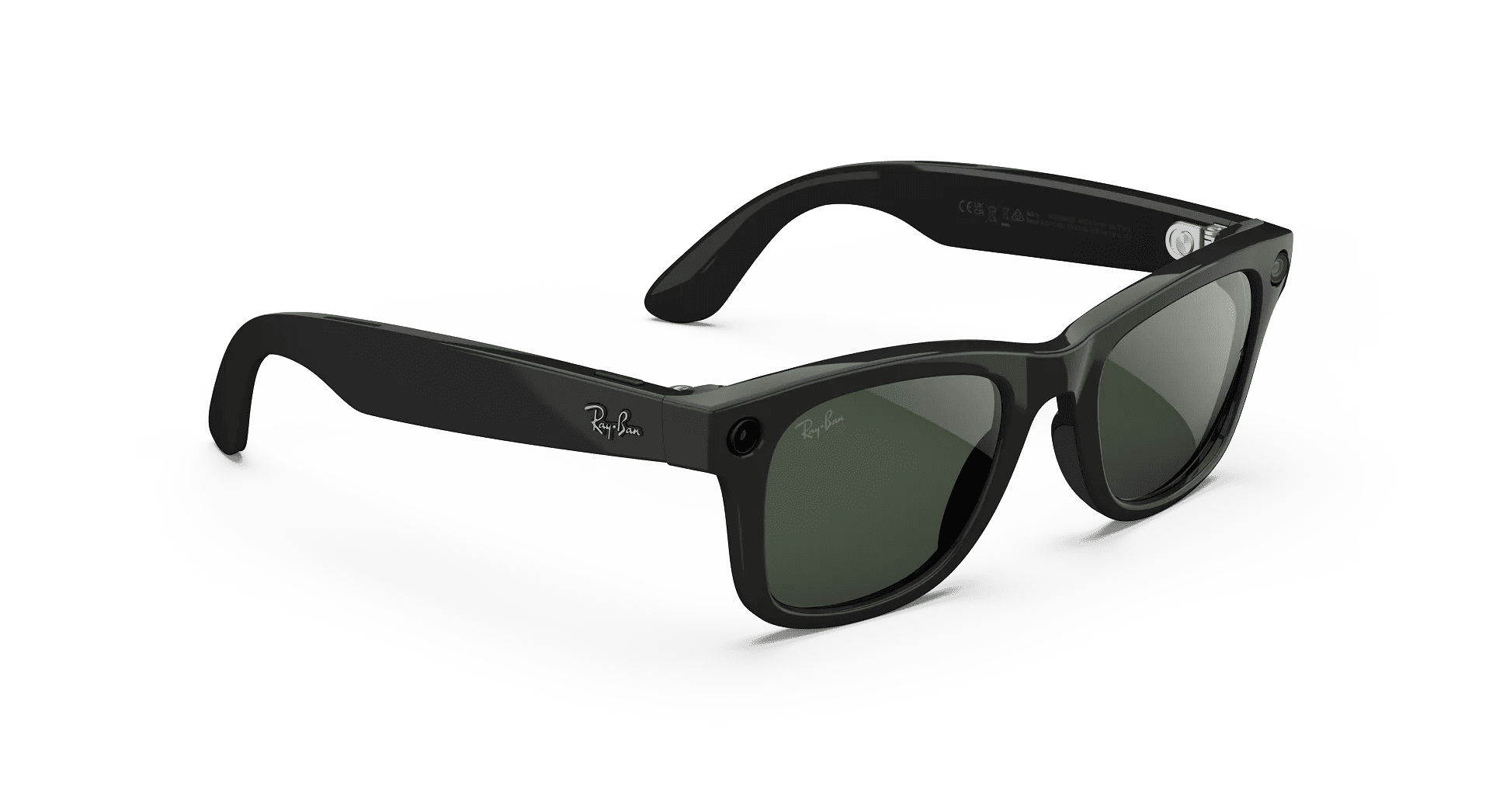 Умные очки RayBan Wayfarer (Gen 2) RW4012 Shiny Black/Graphite Green Transitions M 150-50mm (601/1M50)