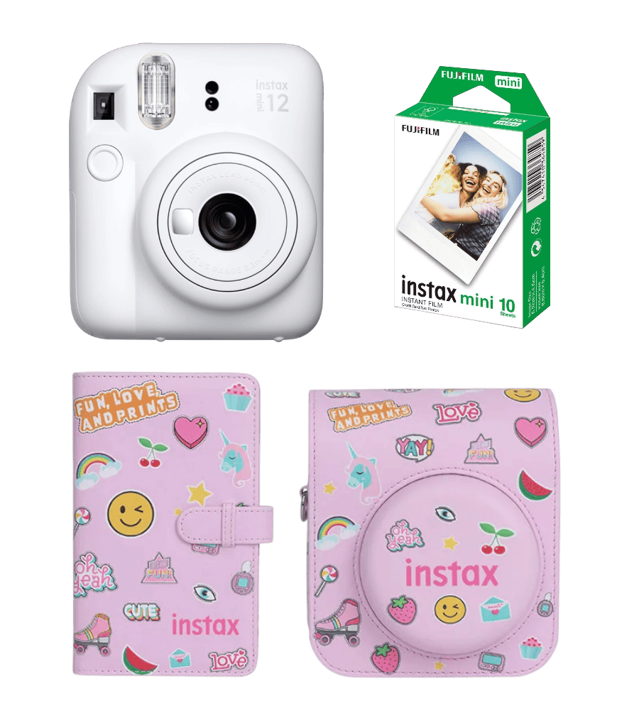 Фотоаппарат моментальной печати Fujifilm Instax Mini 12 Gift Box White