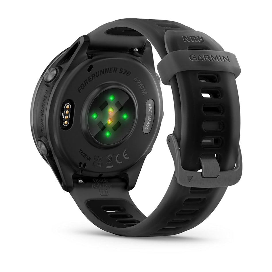Умные часы Garmin Forerunner 570 47 Slate Gray with Black/Translucent Black Silicone