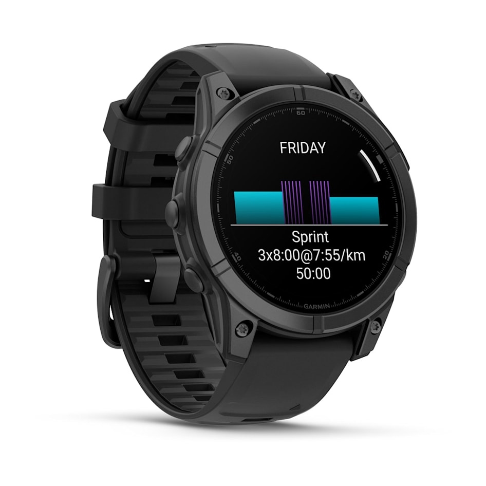 Умные часы Garmin Fenix E 47 Amoled Slate Gray with Black Silicone