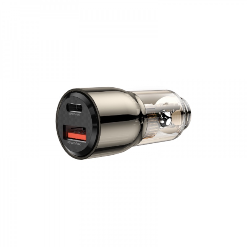 Автомобильное зарядное устройство WiWU USB-A/USB-C QC012 95W, черный