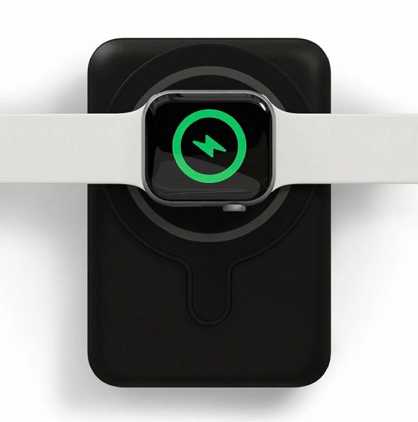 Внешний аккумулятор «vlp» Dual Magsafe PowerBank USB-C, 5000 mAh, черный