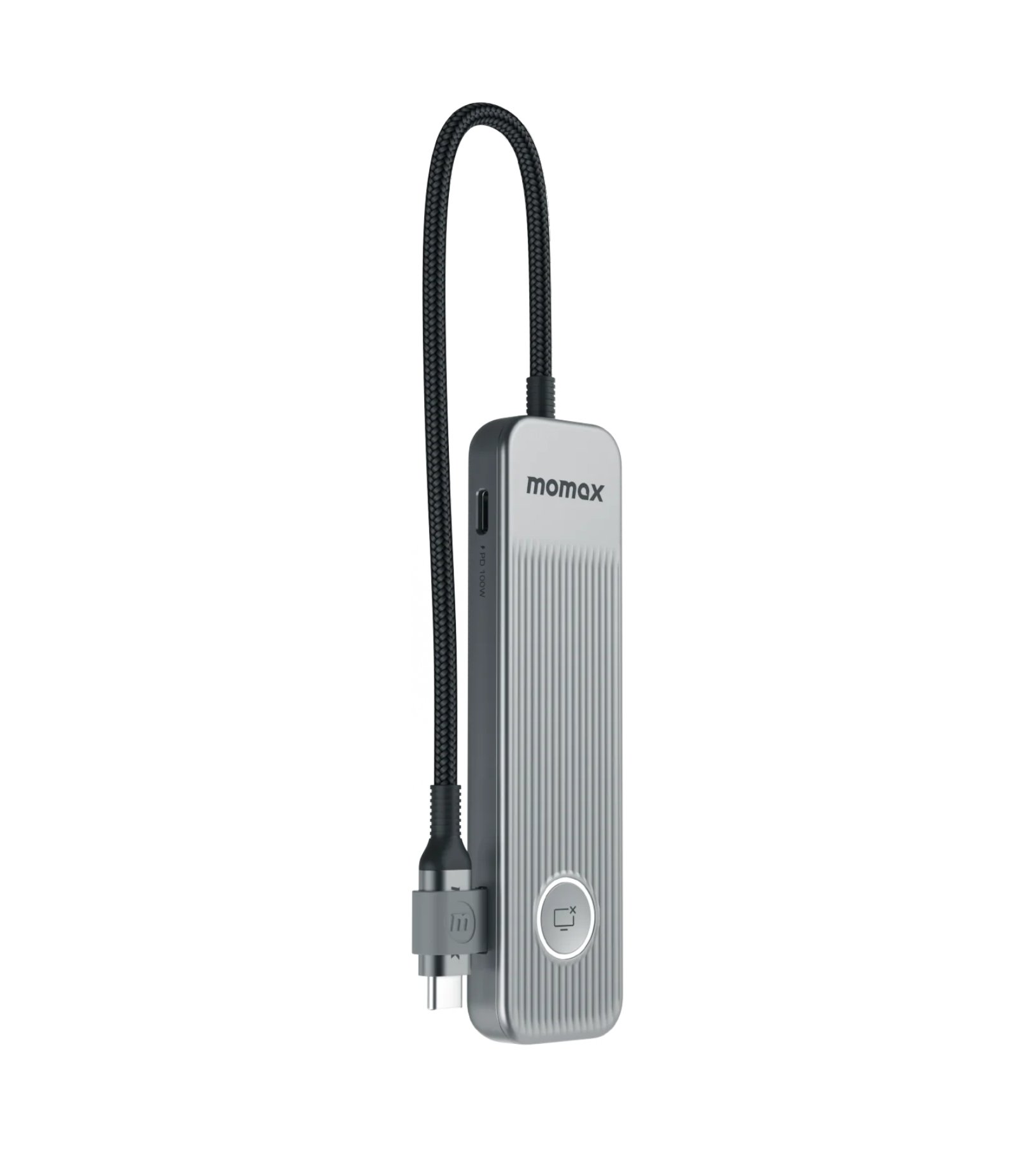 Универсальный адаптер MOMAX ONELINK 7 in 1 multi-function USB-C hub (DH17E) Space Gray